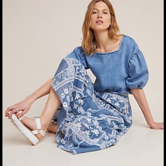 Anthropologie Dresses & Skirts - Anthropologie Maeve Ariandre skirt large